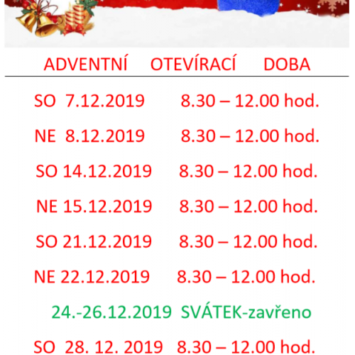 Adventní otevírací doba